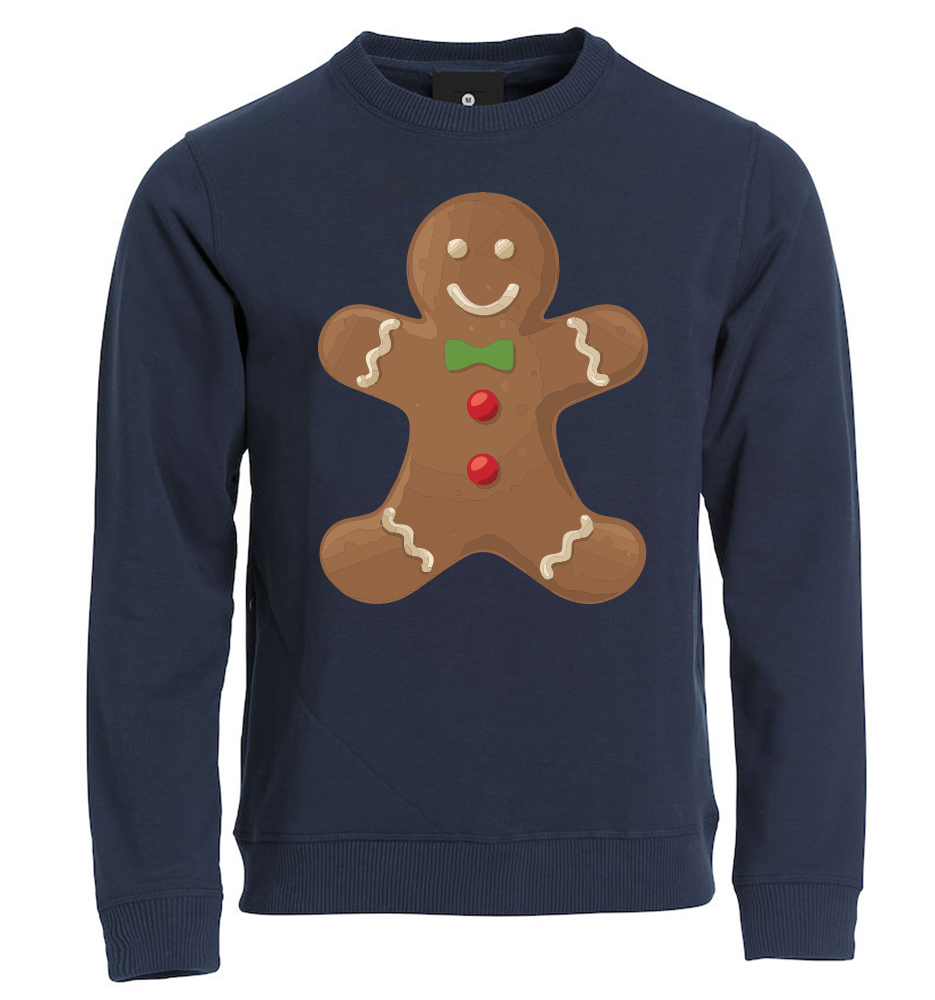 Felpa Natale uomo PAN DI ZENZERO - Blu