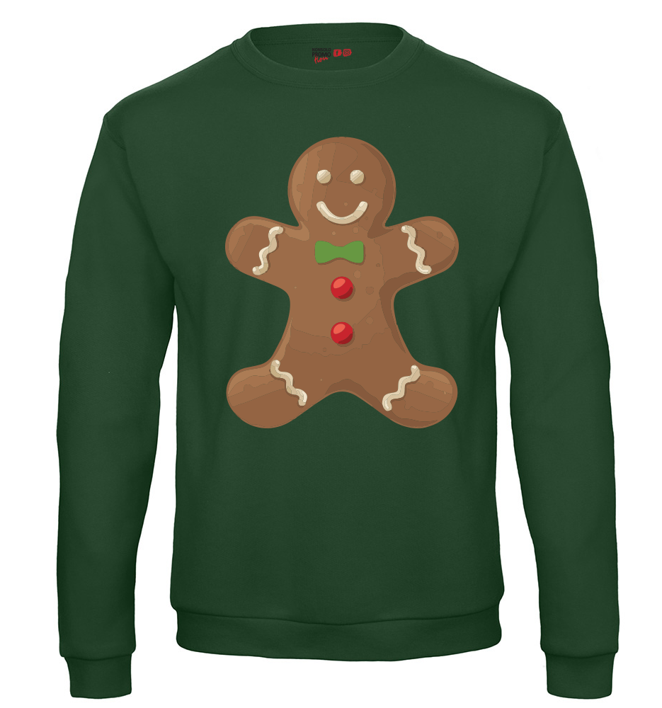 Felpa Natale uomo PAN DI ZENZERO - Verde