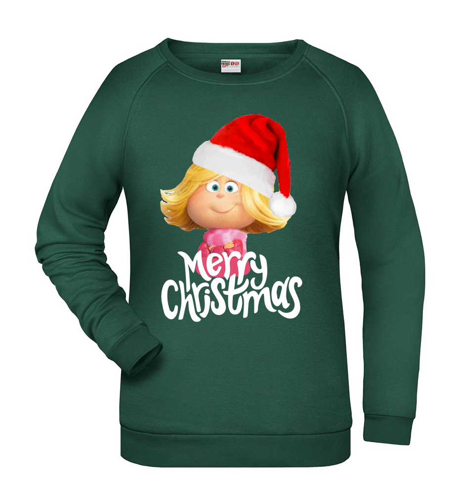 Felpa Natale donna CINDY LOU - Verde