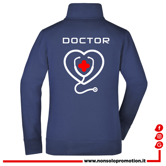 Felpa Doctor Full Zip - Personalizzata con nome