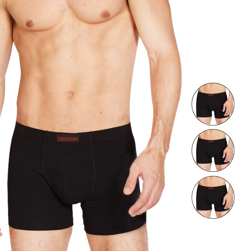 Boxer uomo Kappa K1201 in cotone elasticizzato 3 pezzi