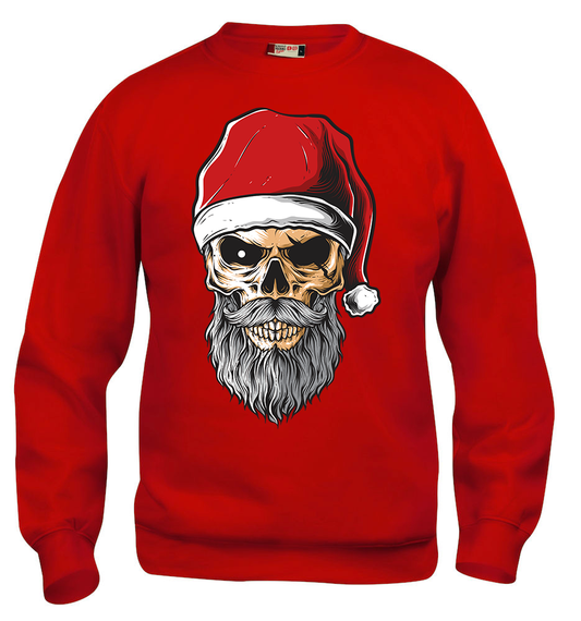 Felpa Natale uomo PIRATA CLAUS - Rossa