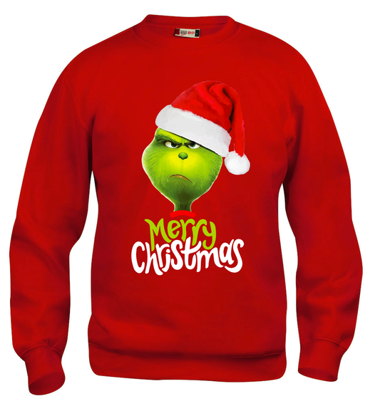 Felpa Natale bambini IL GRINCH - Rossa