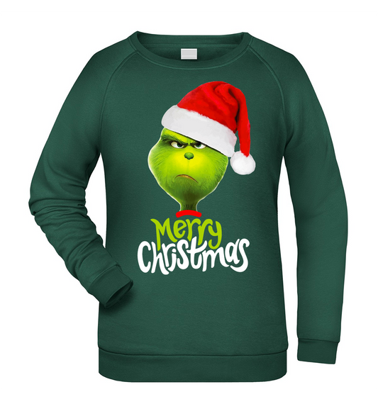 Felpa Natale donna IL GRINCH - Verde