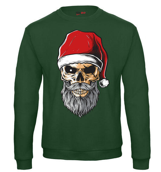 Felpa Natale bambini PIRATA CLAUS - Verde