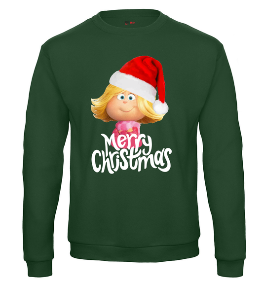 Felpa Natale bambini CINDY LOU - Verde