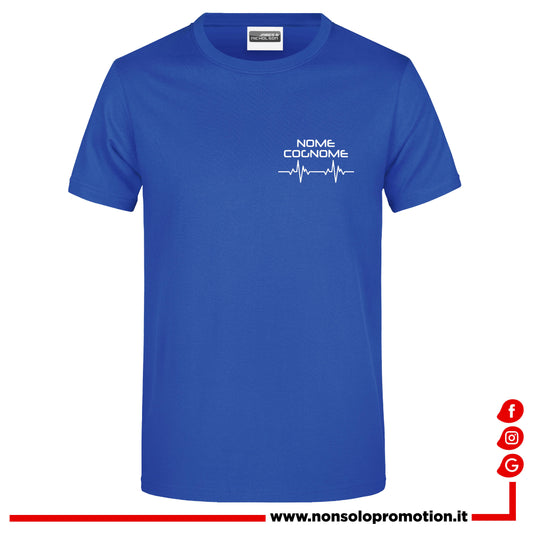 T-shirt Infermiere CUORE ROSSO - Personalizzata con nome
