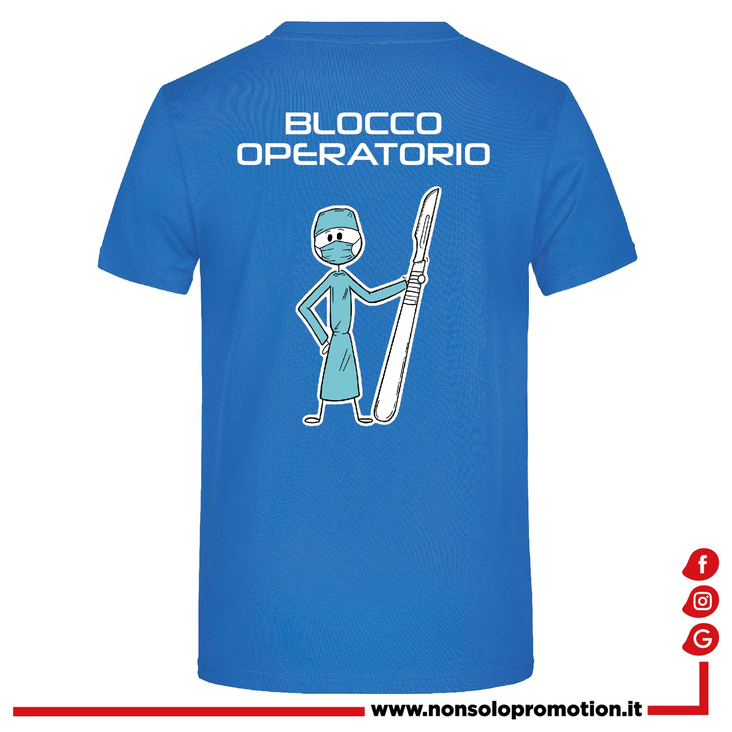 T-shirt Blocco operatorio - Sala Operatoria - Personalizzata con nome