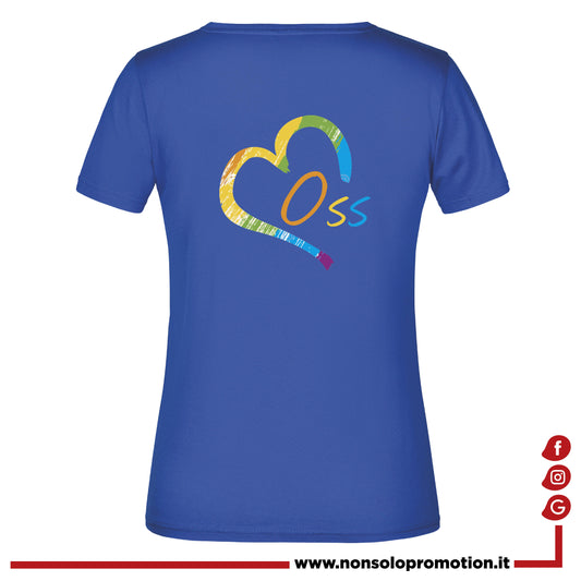 T-shirt Oss CUORE COLORATO - Personalizzata con nome