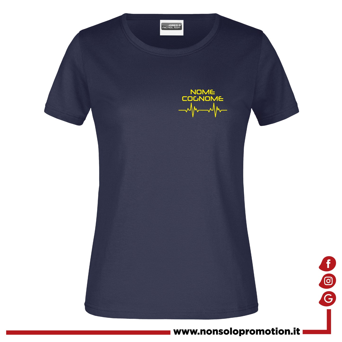 T-shirt Oss FLUO - Personalizzata con nome
