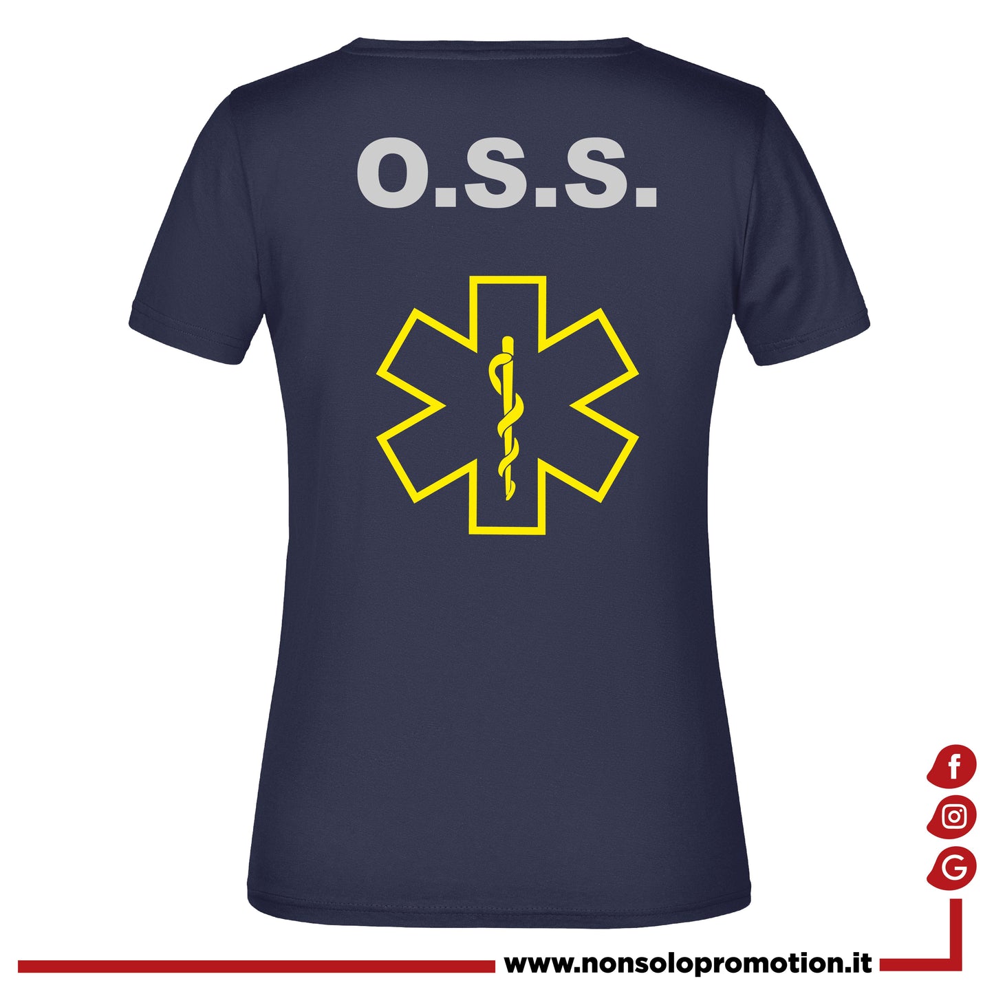 T-shirt Oss FLUO - Personalizzata con nome
