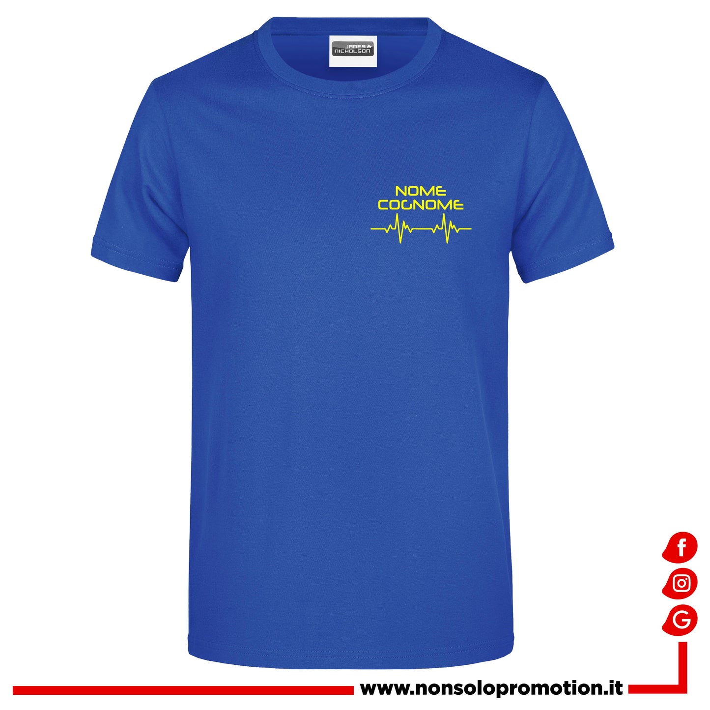 T-shirt Oss FLUO - Personalizzata con nome