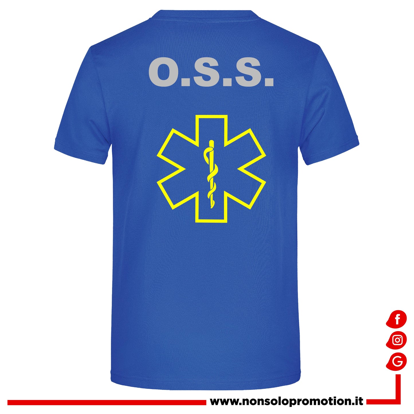 T-shirt Oss FLUO - Personalizzata con nome