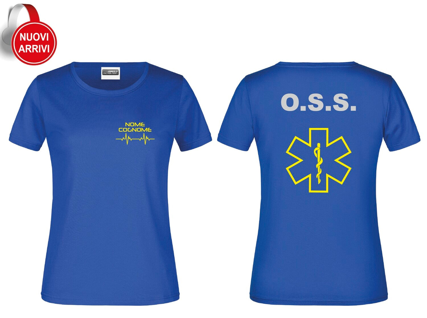 T-shirt Oss FLUO - Personalizzata con nome