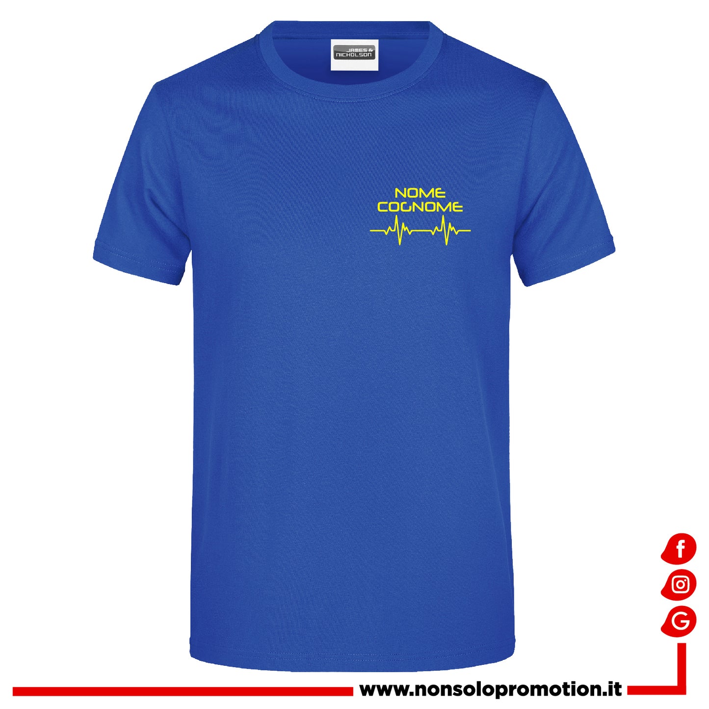 T-shirt Autista soccorritore Fluo - Personalizzata con nome