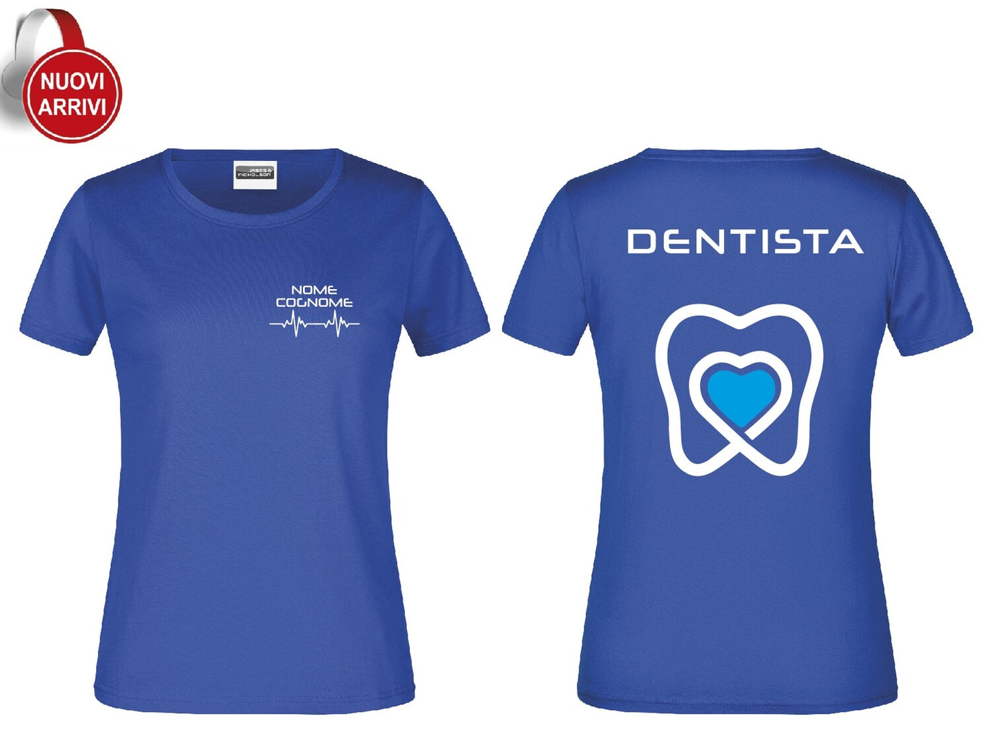 T-shirt Dentista - Personalizzata con nome