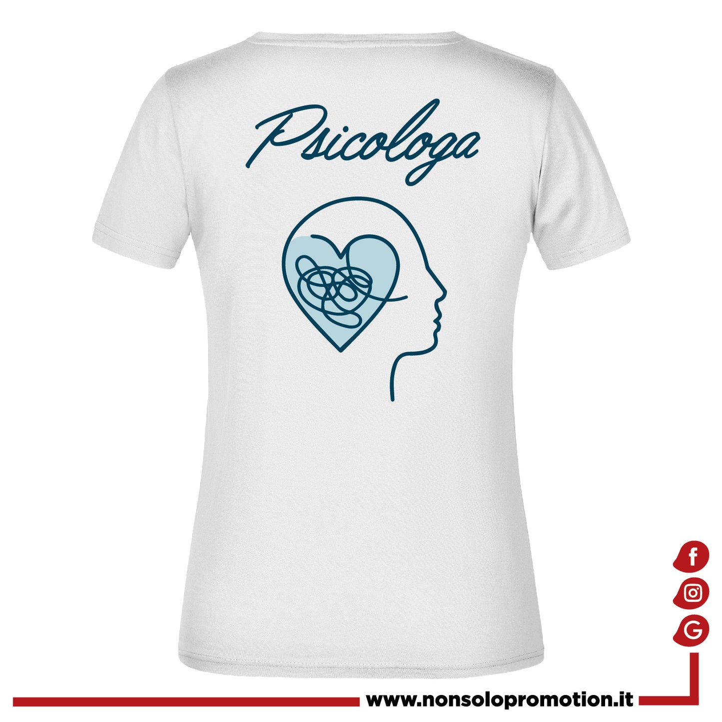 T-shirt Psicologa e Psicologo - Personalizzata con nome