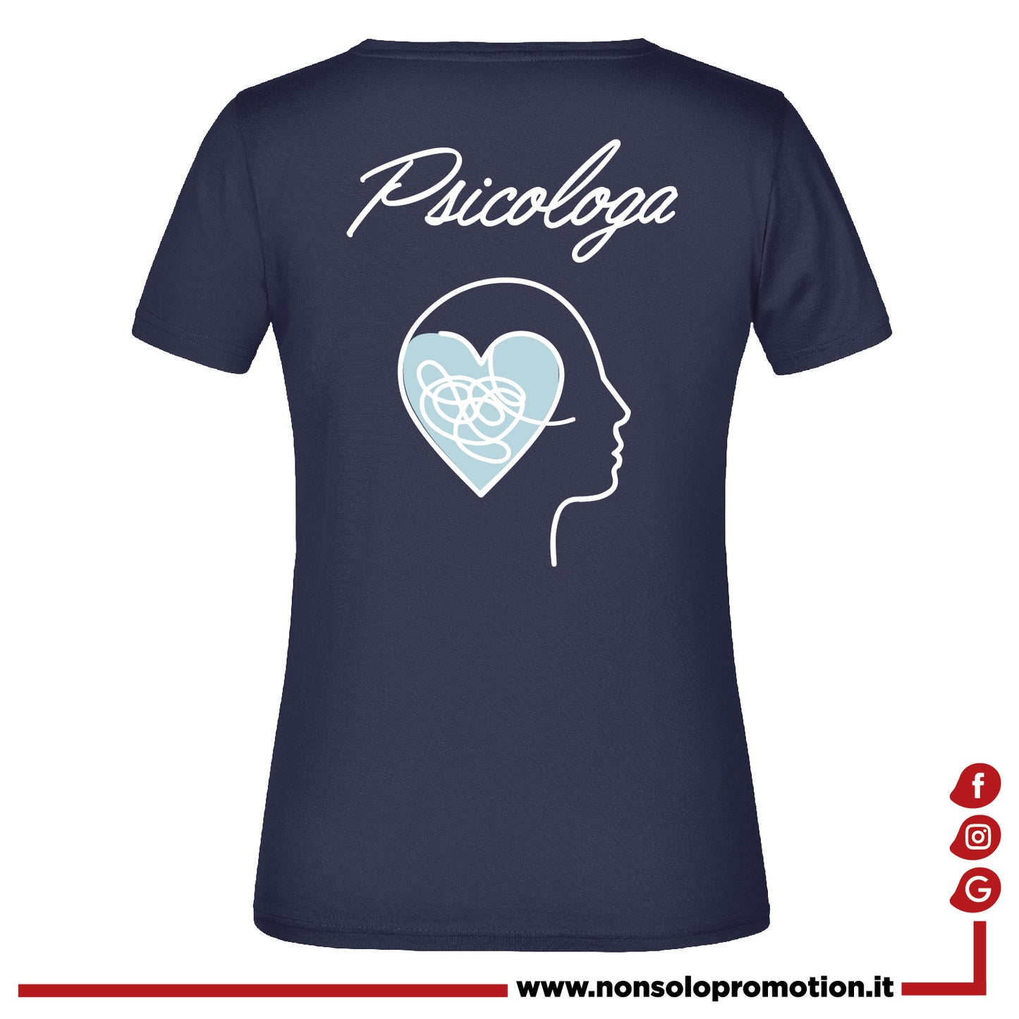 T-shirt Psicologa e Psicologo - Personalizzata con nome