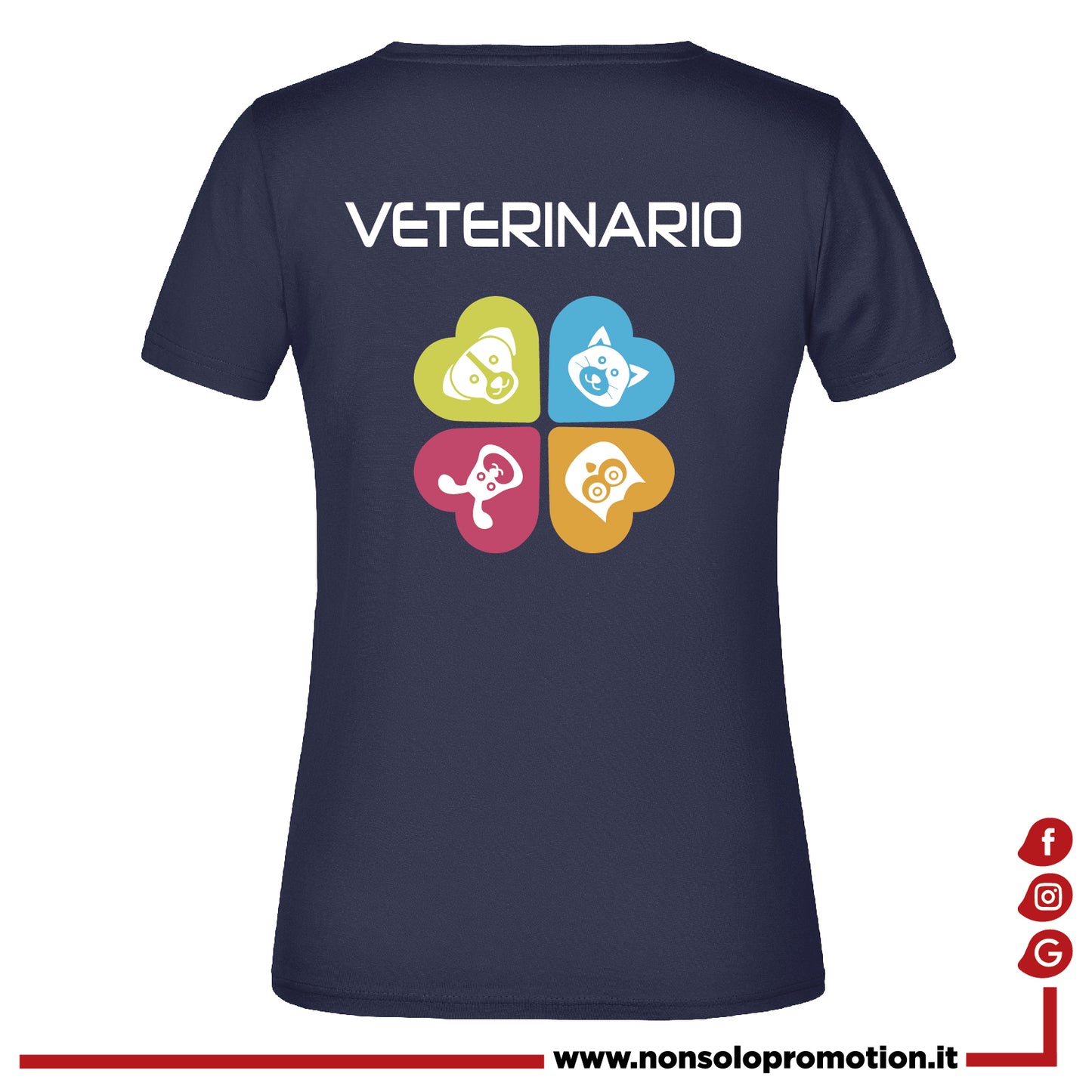 T-shirt Veterinario - Personalizzata con nome