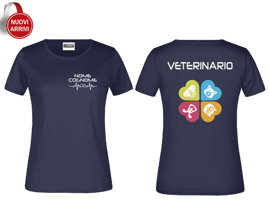 T-shirt Veterinario - Personalizzata con nome