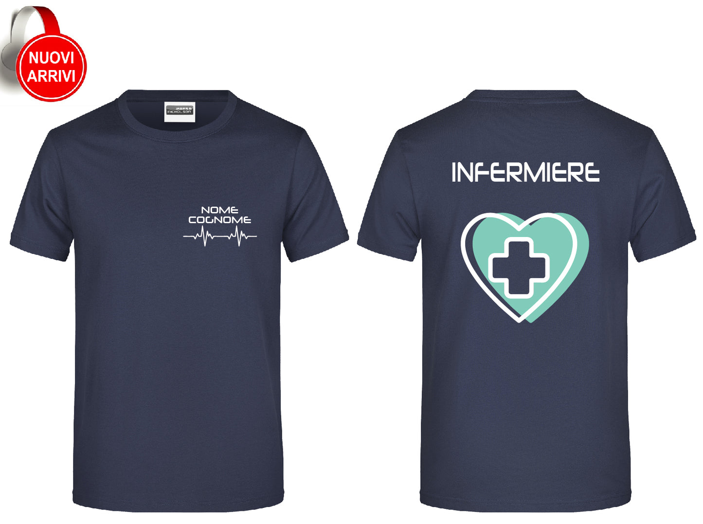 T-shirt Infermiere New TIFFANY - Personalizzata con nome