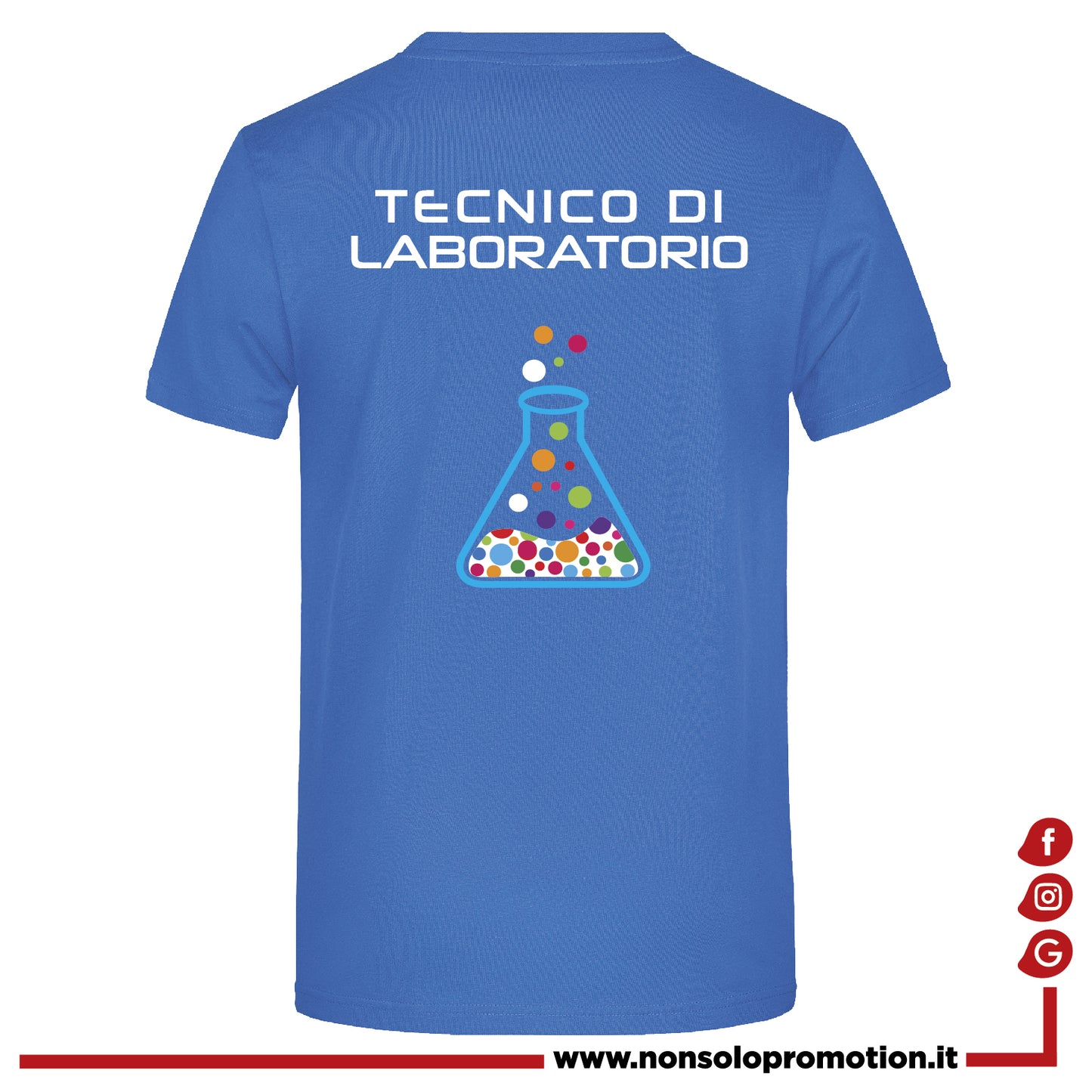 T-shirt Tecnico laboratorio - Personalizzata con nome