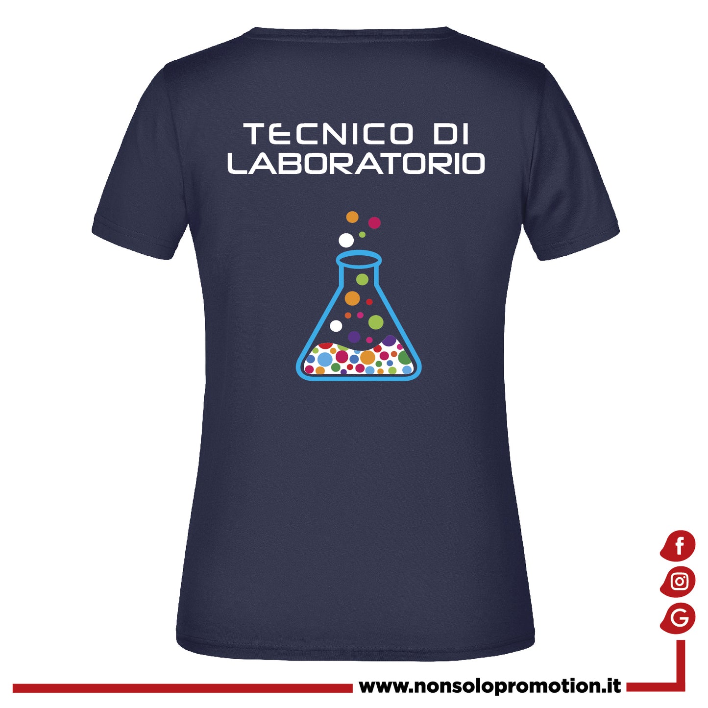 T-shirt Tecnico laboratorio - Personalizzata con nome