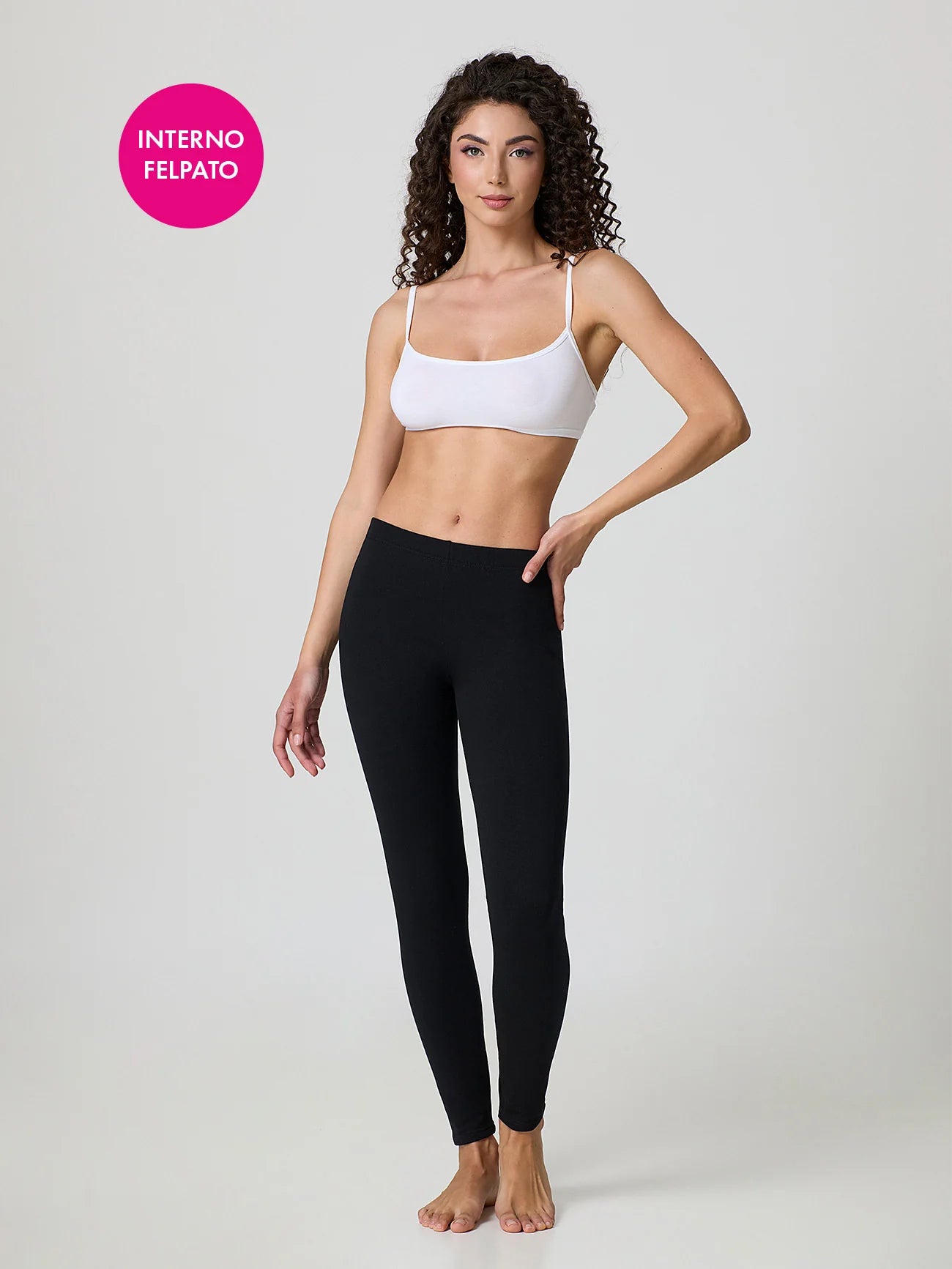 Pantalone Leggings invernale a gamba stretta - Jadea