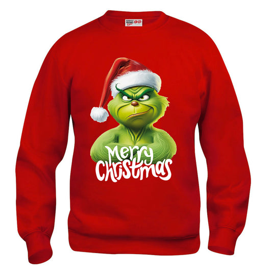 Felpa Natale bambini IL GRINCH new 2024 - Rossa