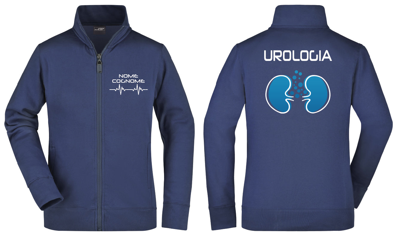 Felpa Urologia Full Zip - Personalizzata con nome