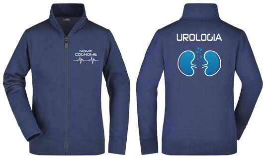 Felpa Urologia Full Zip - Personalizzata con nome