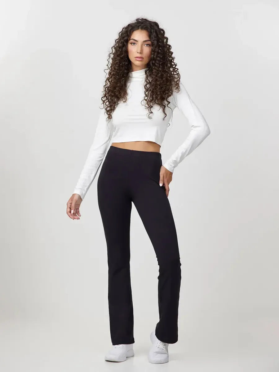Pantalone Leggings in cotone a zampa - Jadea